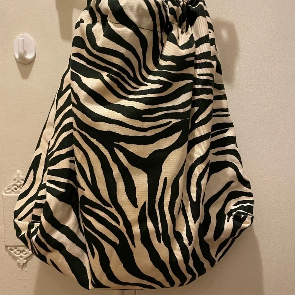 Forte cotton zebra tote